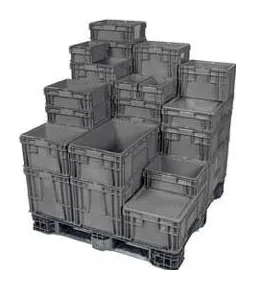 Plastic molded totes, 2 of 4
